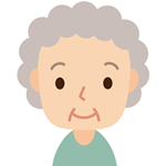 訪問(90代女性)