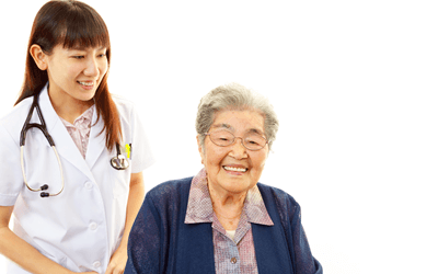 訪問診察での介助