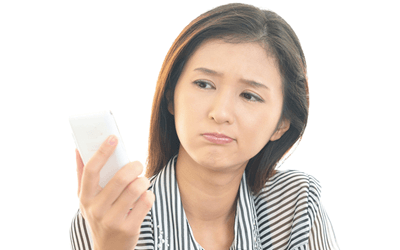 電話が多く、出るまで繰り返し連絡がある