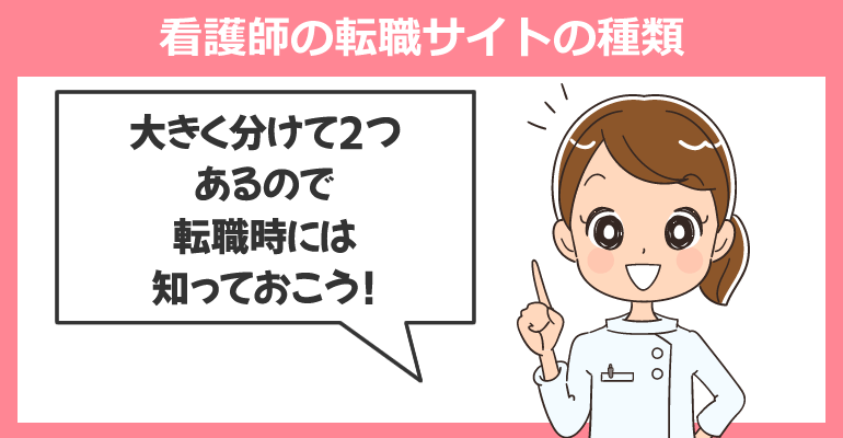 看護師専用の転職サイトの種類
