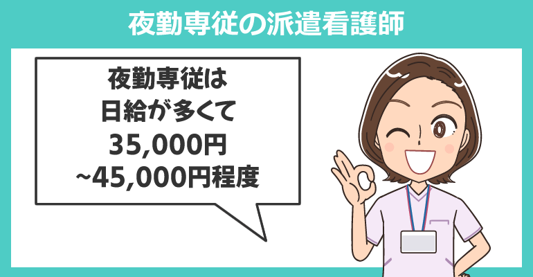 夜勤専従の派遣看護師になる