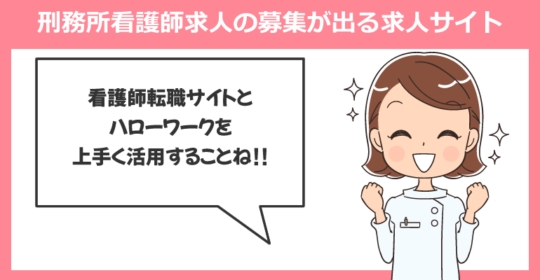刑務所看護師求人の募集が出る求人サイト