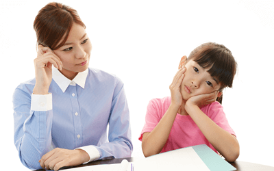 愛情不足で先生にべったりになる