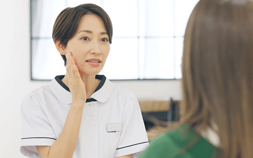 患者へのスキンケア相談・カウンセリング