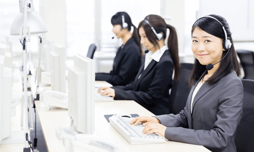 企業等のコールセンター