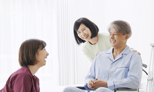 患者の家族から感謝される