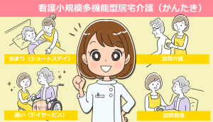 看護小規模多機能型居宅介護（かんたき）で働く看護師の仕事内容と体験談