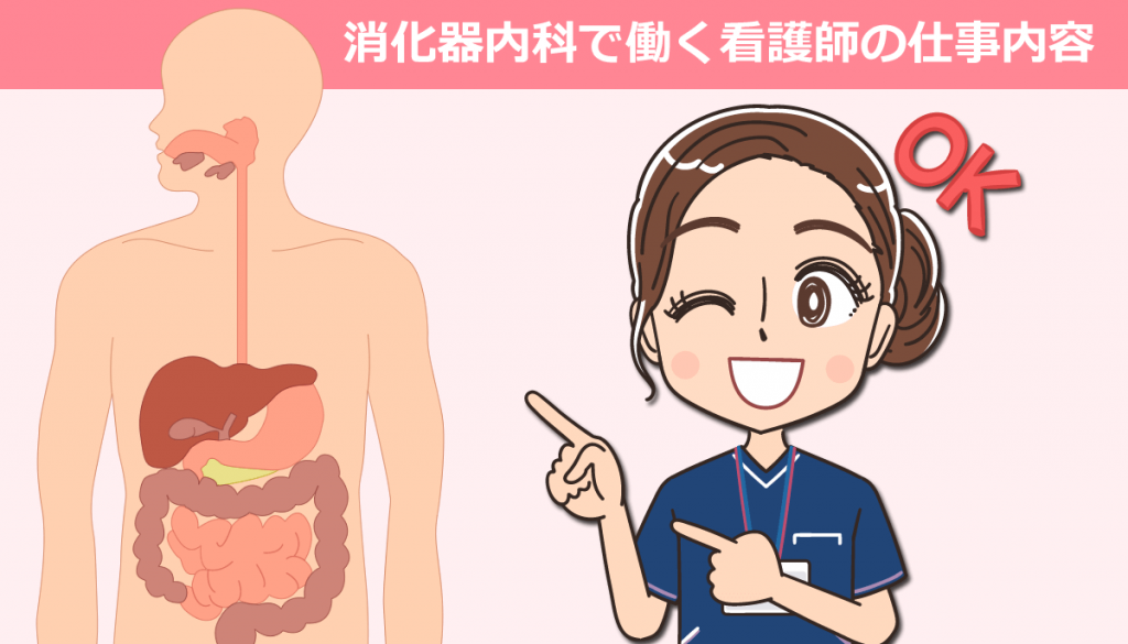 消化器内科で働く看護師の仕事内容と体験談